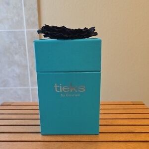 Tieks by Gavrieli Turquoise Box Black Flower